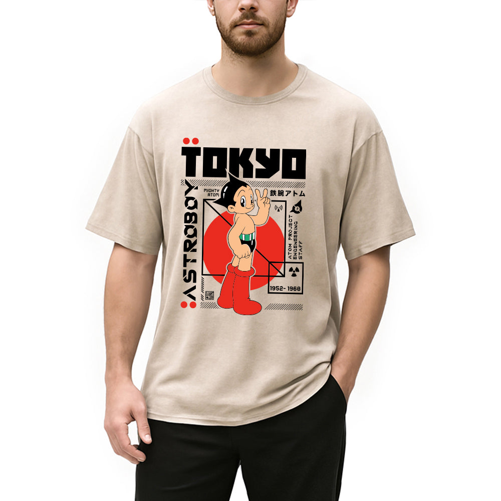 bbb Astro Boy Japanese Washed T-Shirt
