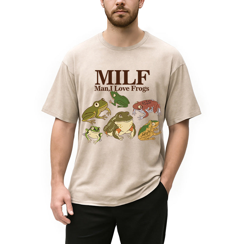 bbb I Love Frogs Washed T-Shirt