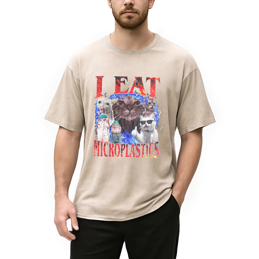 bbb I Eat Microplastics Washed T-Shirt