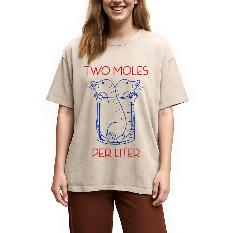 bbb Two Moles Per Liter Washed T-Shirt