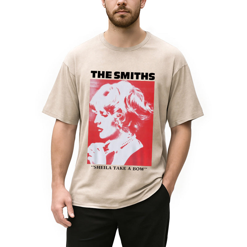 bbb The Smiths Sheila Take A Bow Meme Washed T-Shirt