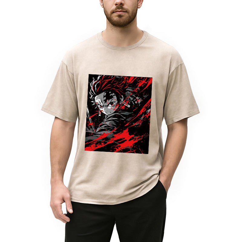 bbb Demon Slayer Daring Duels Washed T-Shirt
