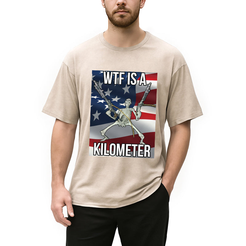 bbb WTF Is A Kilometer Washed T-Shirt