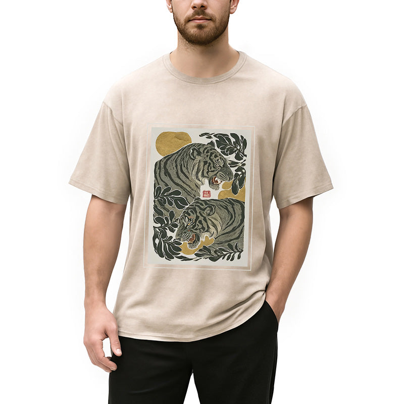 bbb Woodcut Tiger Washed T-Shirt