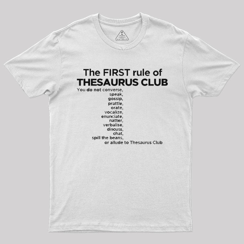 Thesaurus Club Confidential  T-Shirt