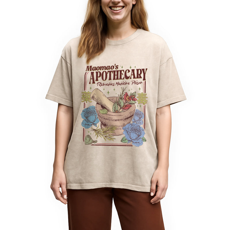 bbb Mao Mao's Apothecary Poisons Washed T-Shirt