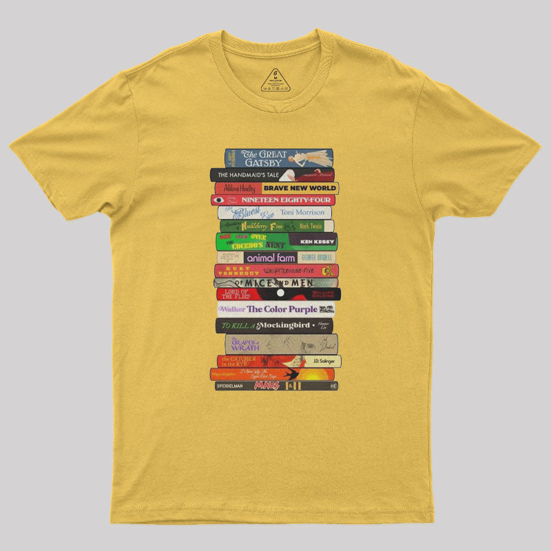Classic Banned Books Stack  T-Shirt