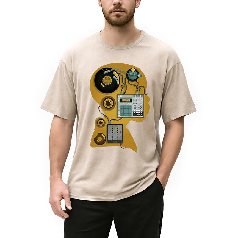 bbb J Dilla DJ Washed T-Shirt