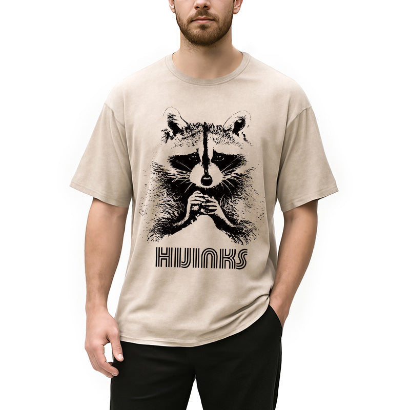 bbb Raccoon Hijinks Washed T-Shirt