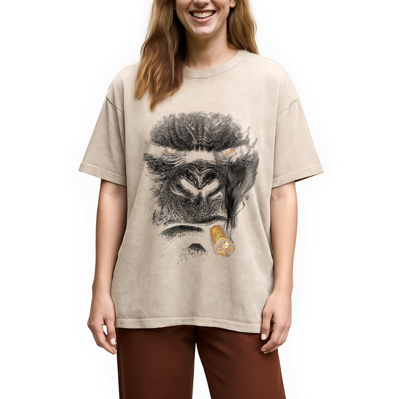 bbb Smoking Gorilla Washed T-Shirt