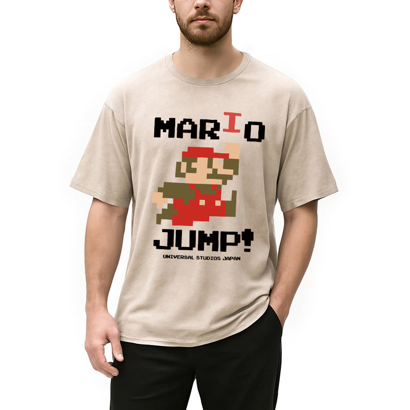 bbb Nintendo Mario Jump Washed T-Shirt