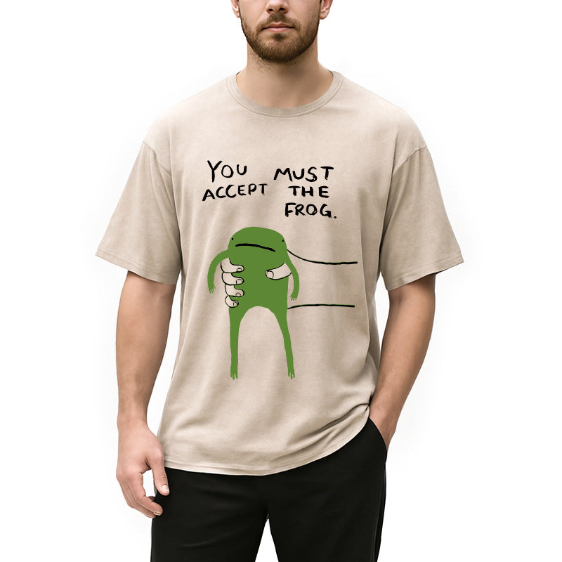 bbb Give You Frog Washed T-Shirt