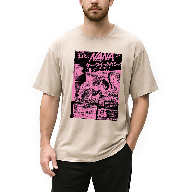 bbb Nana Black Stone Washed T-Shirt