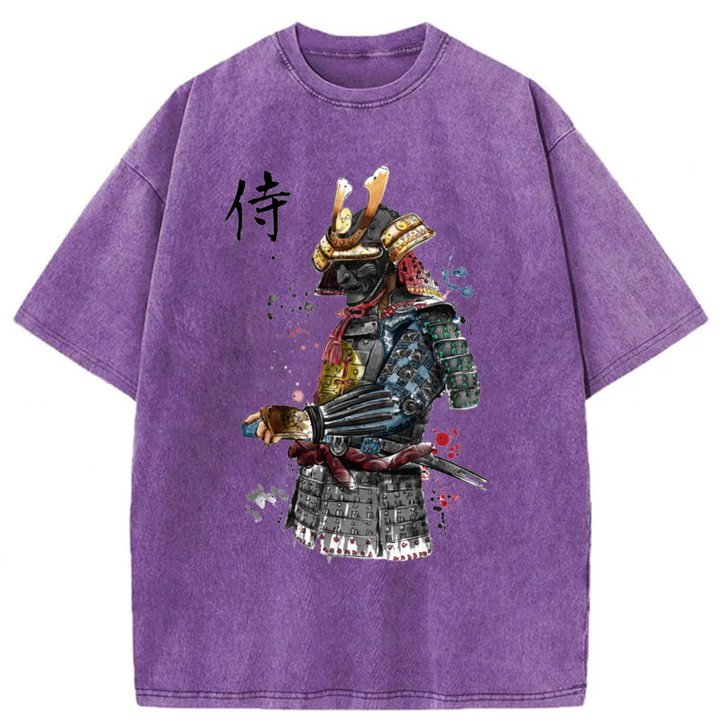 bbb Samurai Watercolor Washed T-shirt