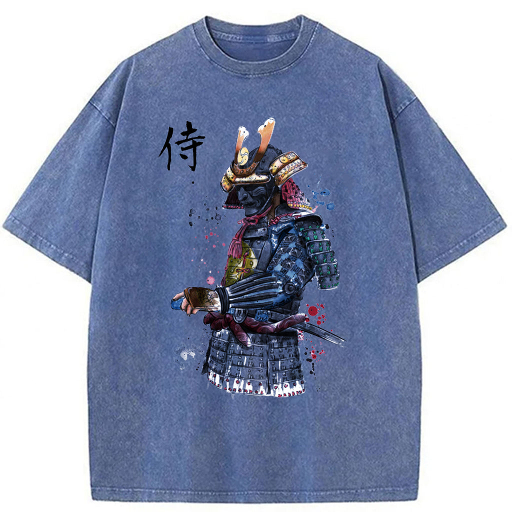 bbb Samurai Watercolor Washed T-shirt