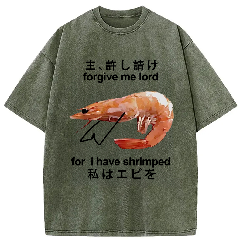 bbb Retreating Shrimp Washed T-Shirt