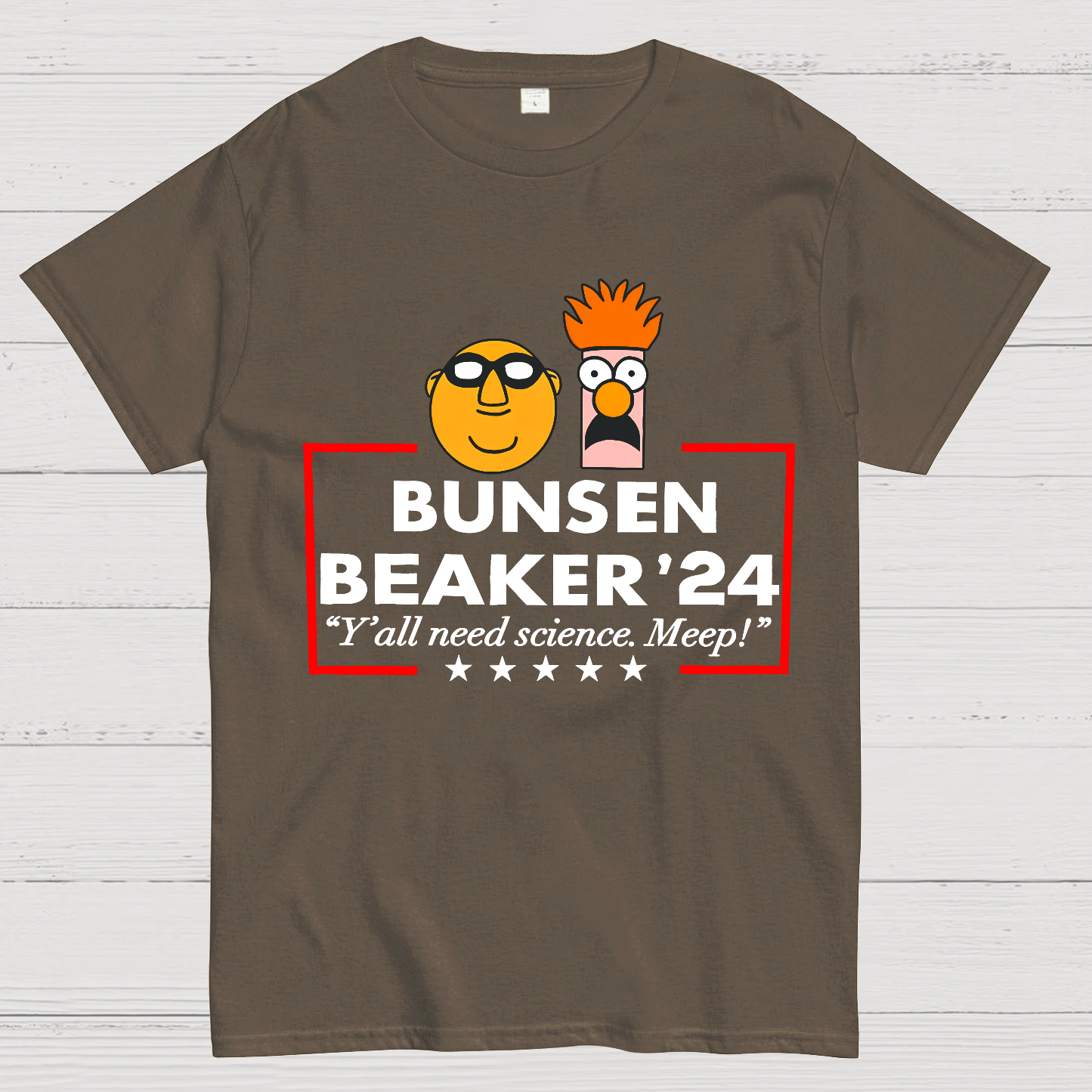 Science Meep Bunsen And Beaker Teacher y T-Shirt