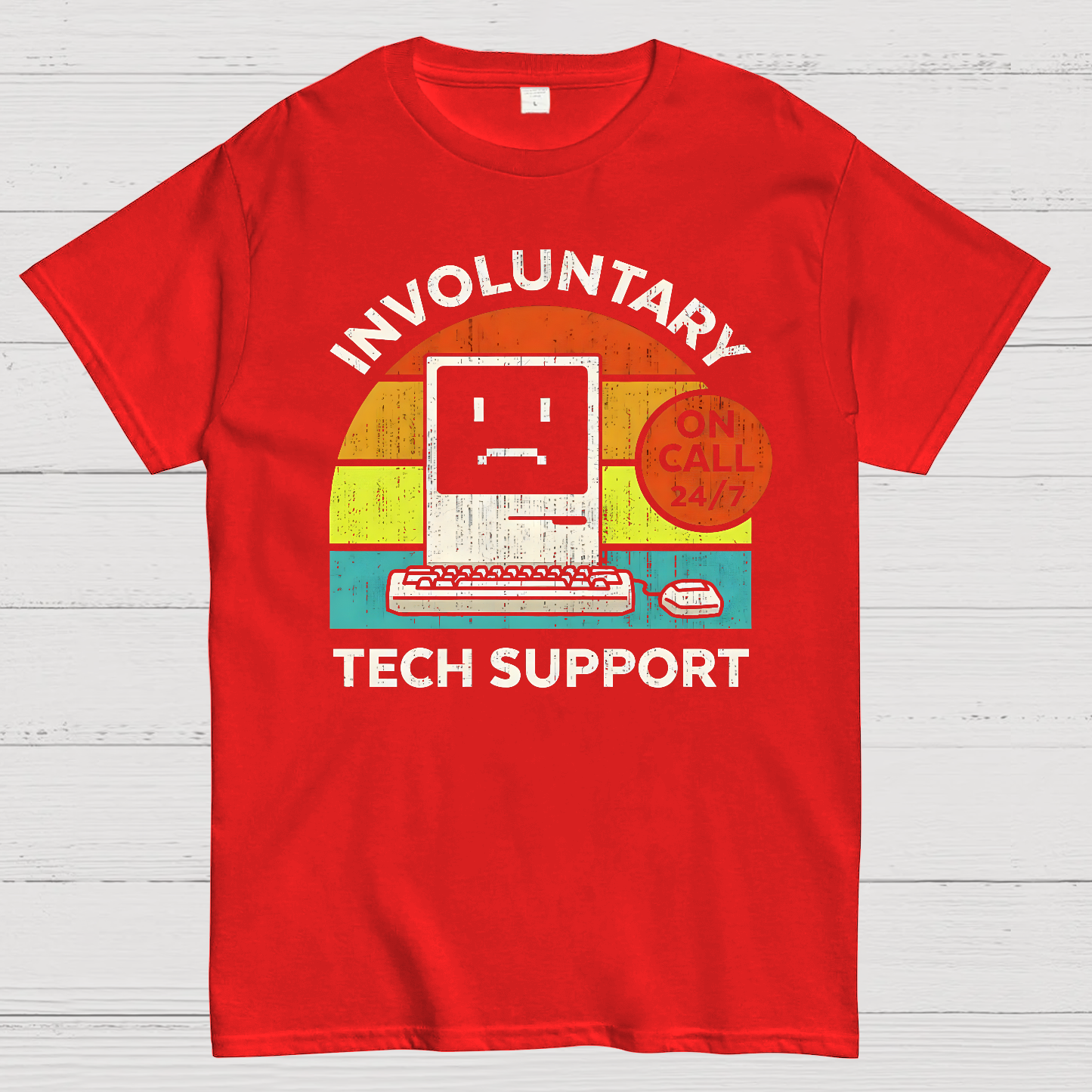 Involuntary Tech Support On Call All The Time  T-Shirt