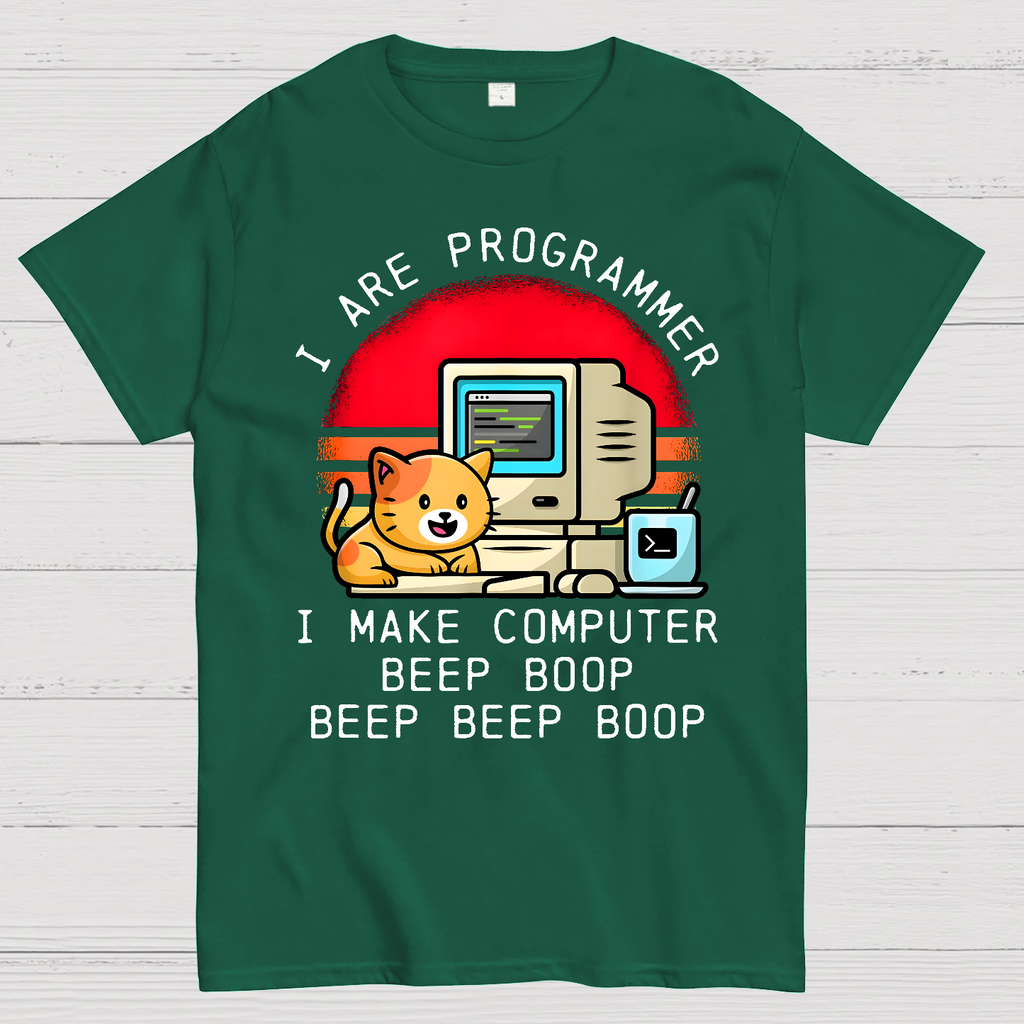 I Are Programmer Funny Cat  T-Shirt