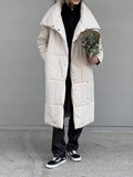 Warmer, übergroßer Damen-Wintermantel aus gesteppter Baumwolle – ideal für den Winter