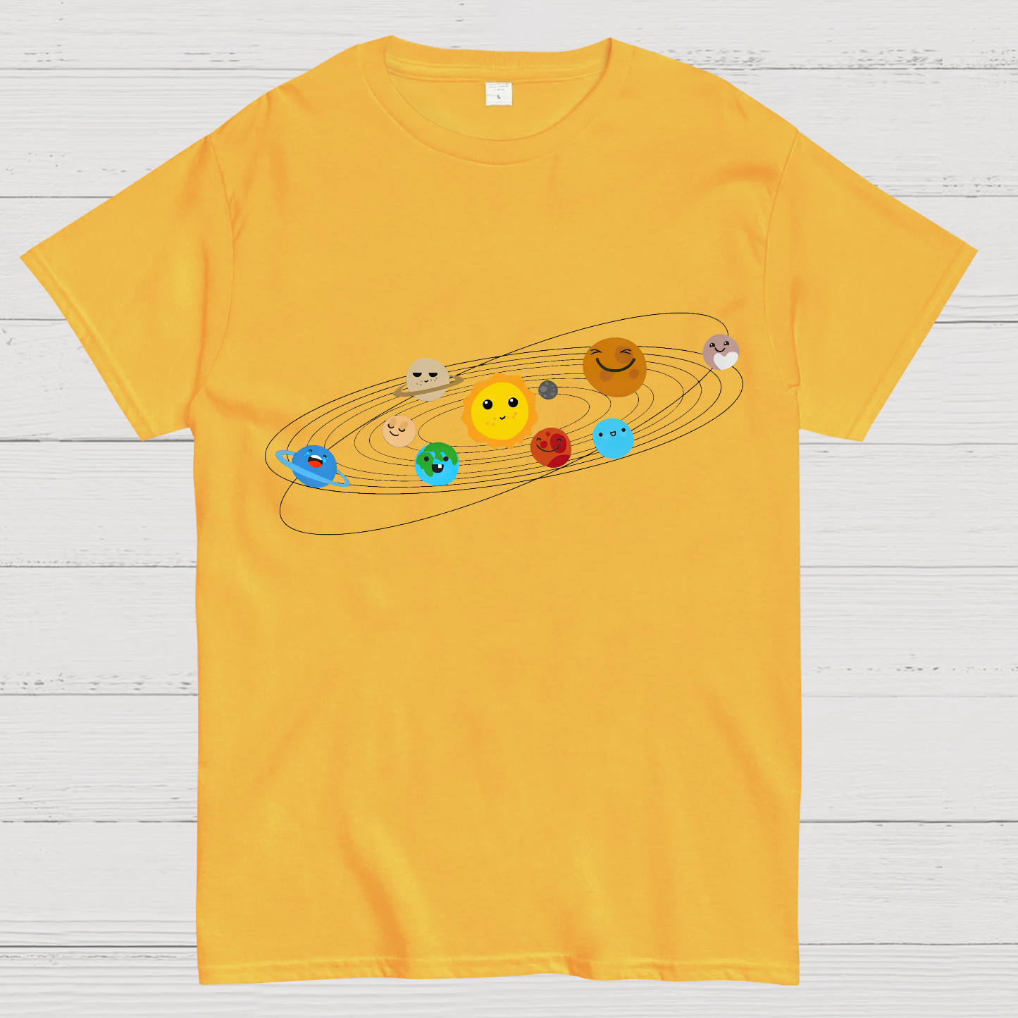 Solar System Nerdy T-Shirt