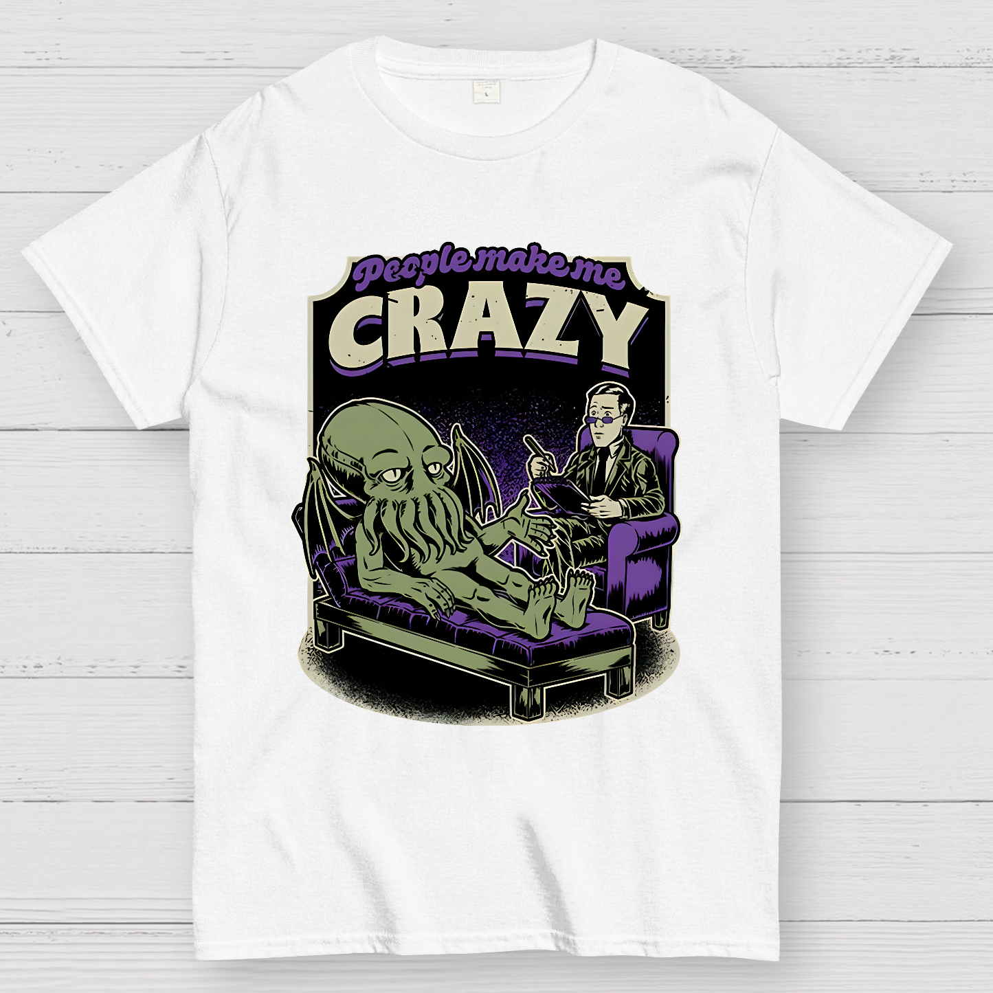 Lovecraft Cthulhu Therapy  T-Shirt