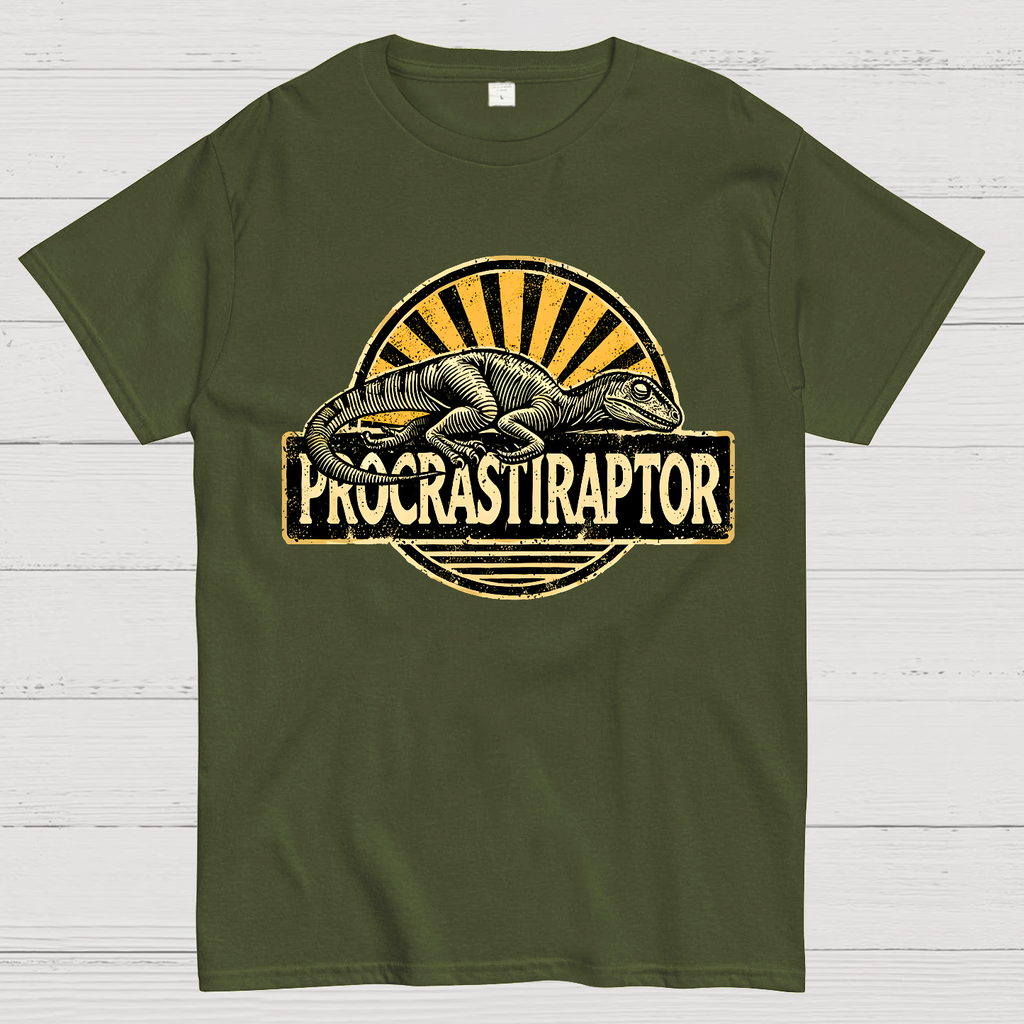 Procrastiraptor  T-Shirt