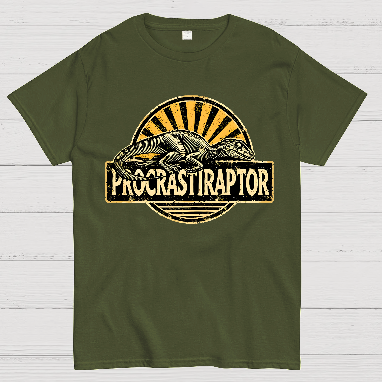Procrastiraptor  T-Shirt