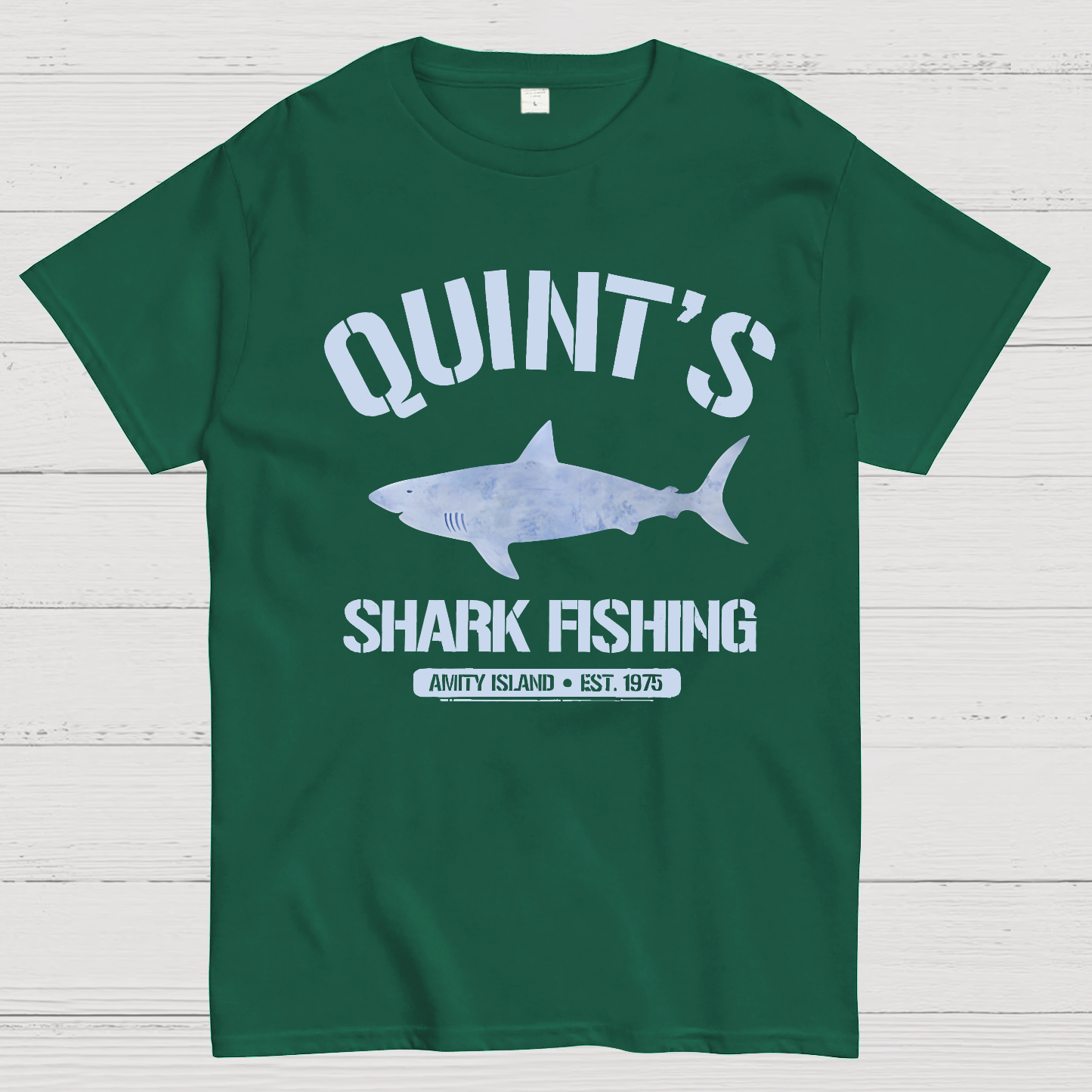 Quint's Shark Fishing Jaws Retro y T-Shirt