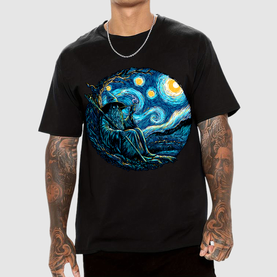 Starry Wizard  T-Shirt