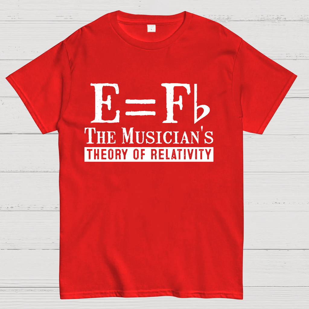 E Equals F Flat Theory of Relativity  T-Shirt