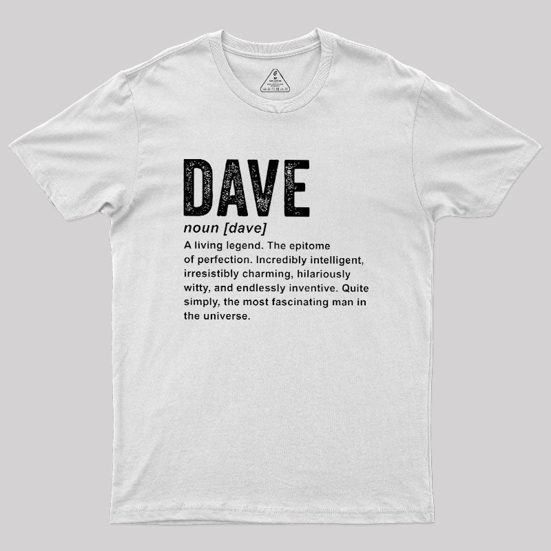 Dave Definition Funny Dave  T-Shirt