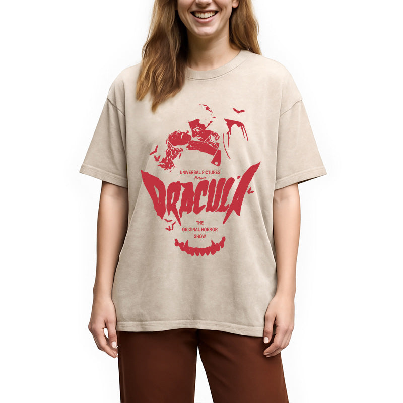 bbb Dracula Horror Washed T-Shirt