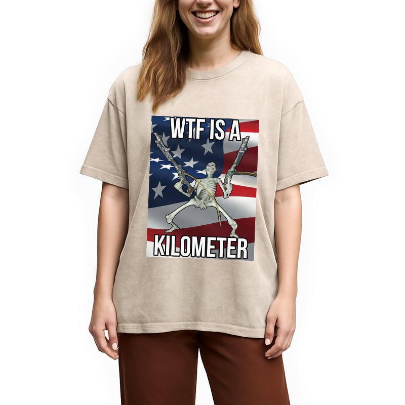 bbb WTF Is A Kilometer Washed T-Shirt