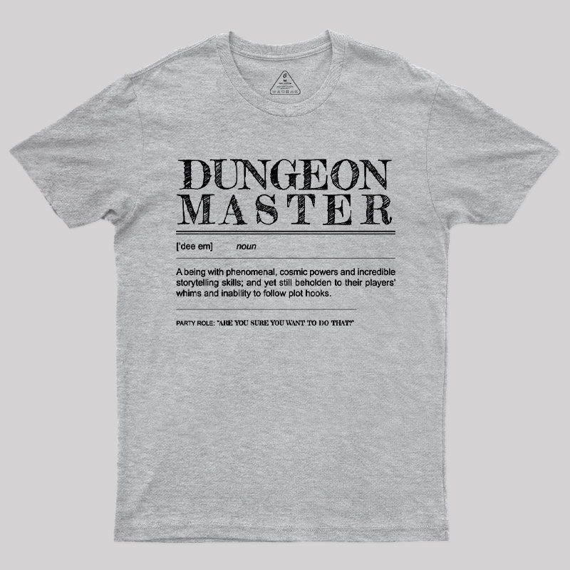 Dungeon Master Definition  T-Shirt