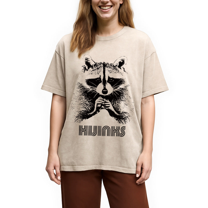 bbb Raccoon Hijinks Washed T-Shirt