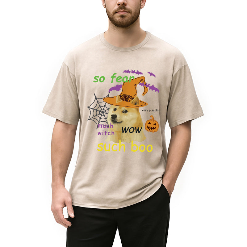 bbb Halloween Doge Washed T-Shirt