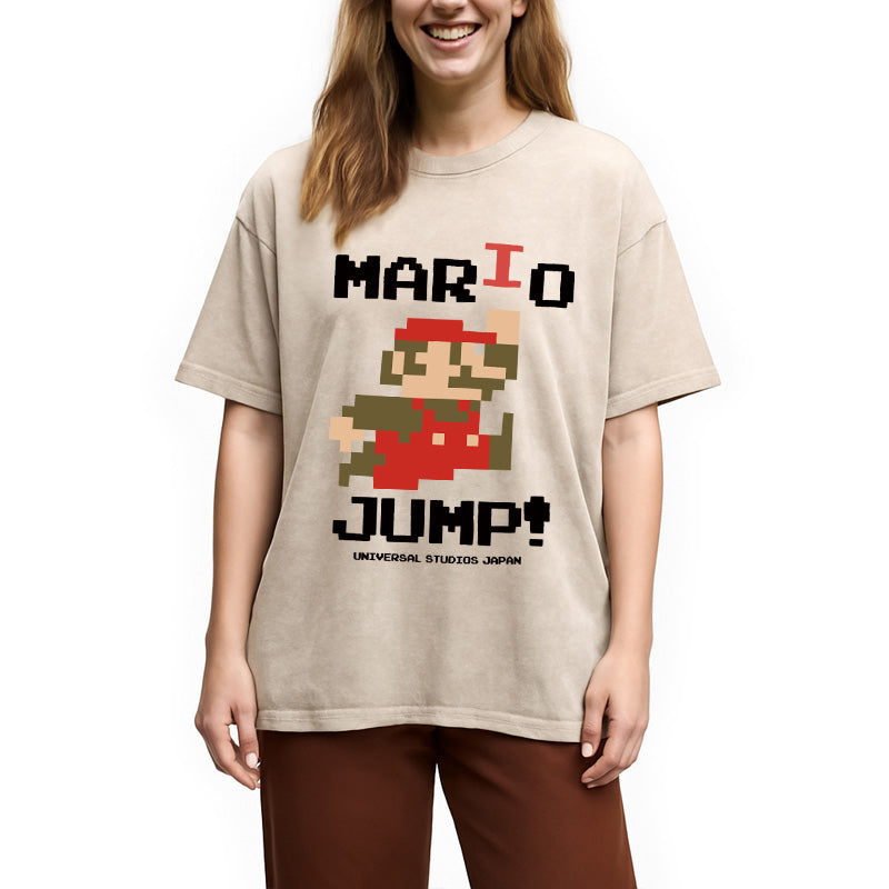 bbb Nintendo Mario Jump Washed T-Shirt
