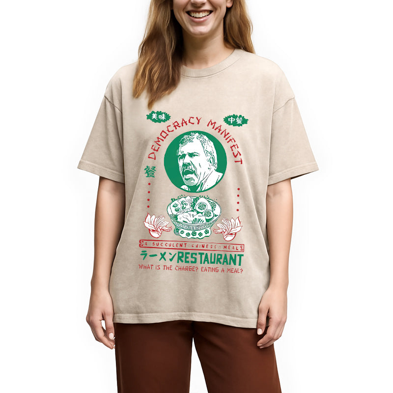 bbb Delicious Chinese Food Washed T-Shirt