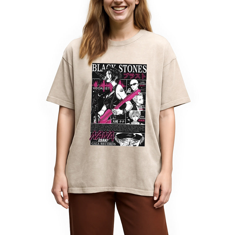 bbb Black Stone Washed T-Shirt