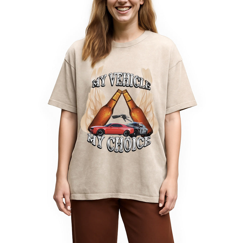 bbb My Vehicle My Choice Washed T-Shirt