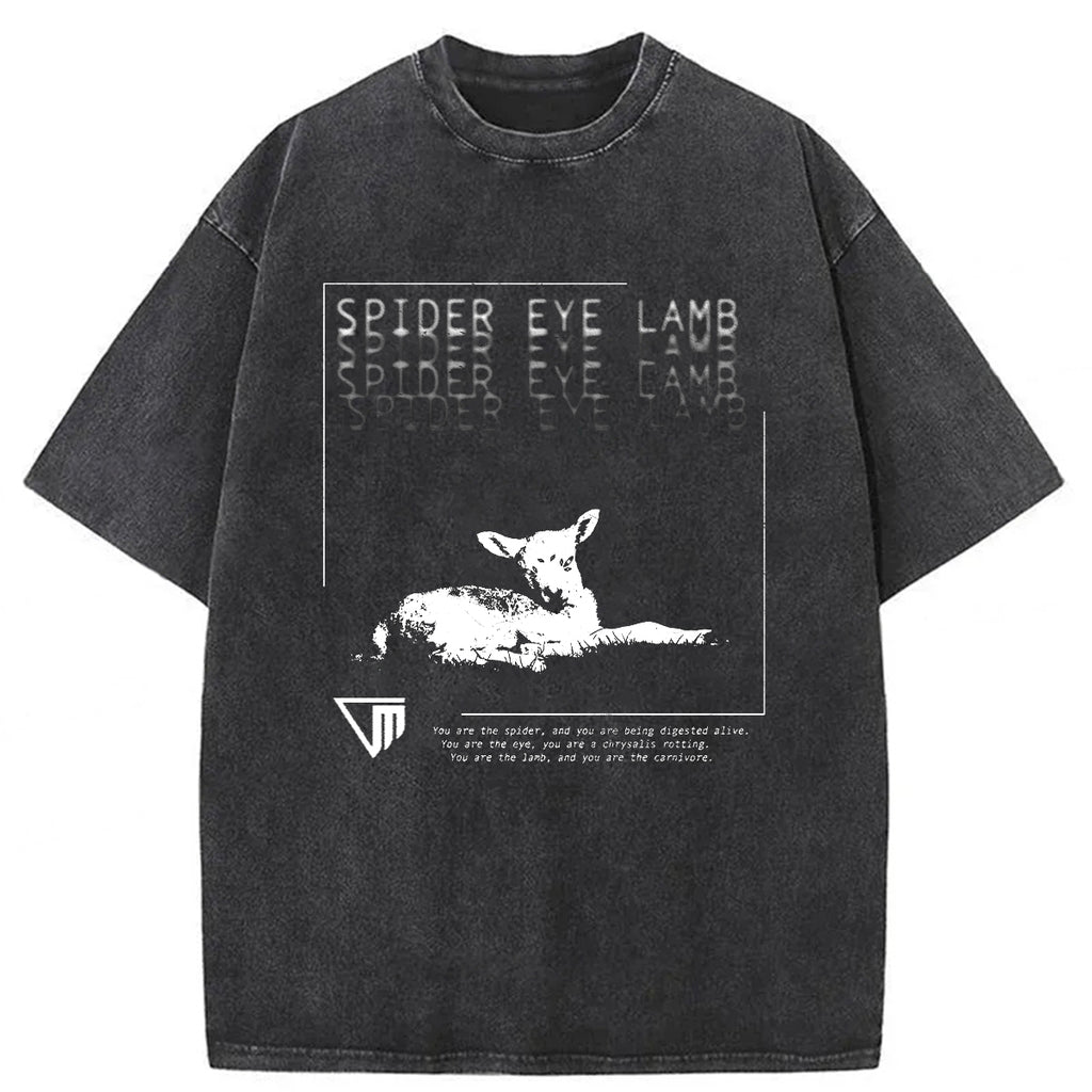 bbb Spider Eye Lamb Washed T-Shirt