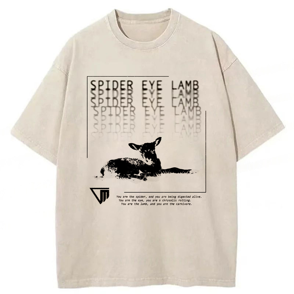 bbb Spider Eye Lamb Washed T-Shirt