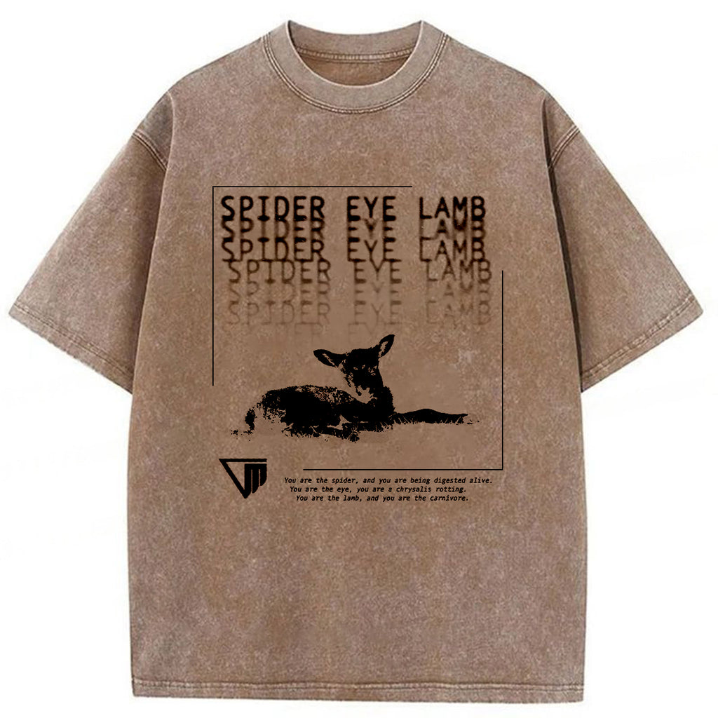 bbb Spider Eye Lamb Washed T-Shirt