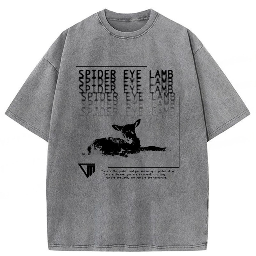 bbb Spider Eye Lamb Washed T-Shirt