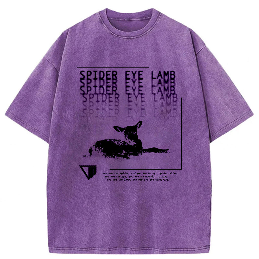 bbb Spider Eye Lamb Washed T-Shirt