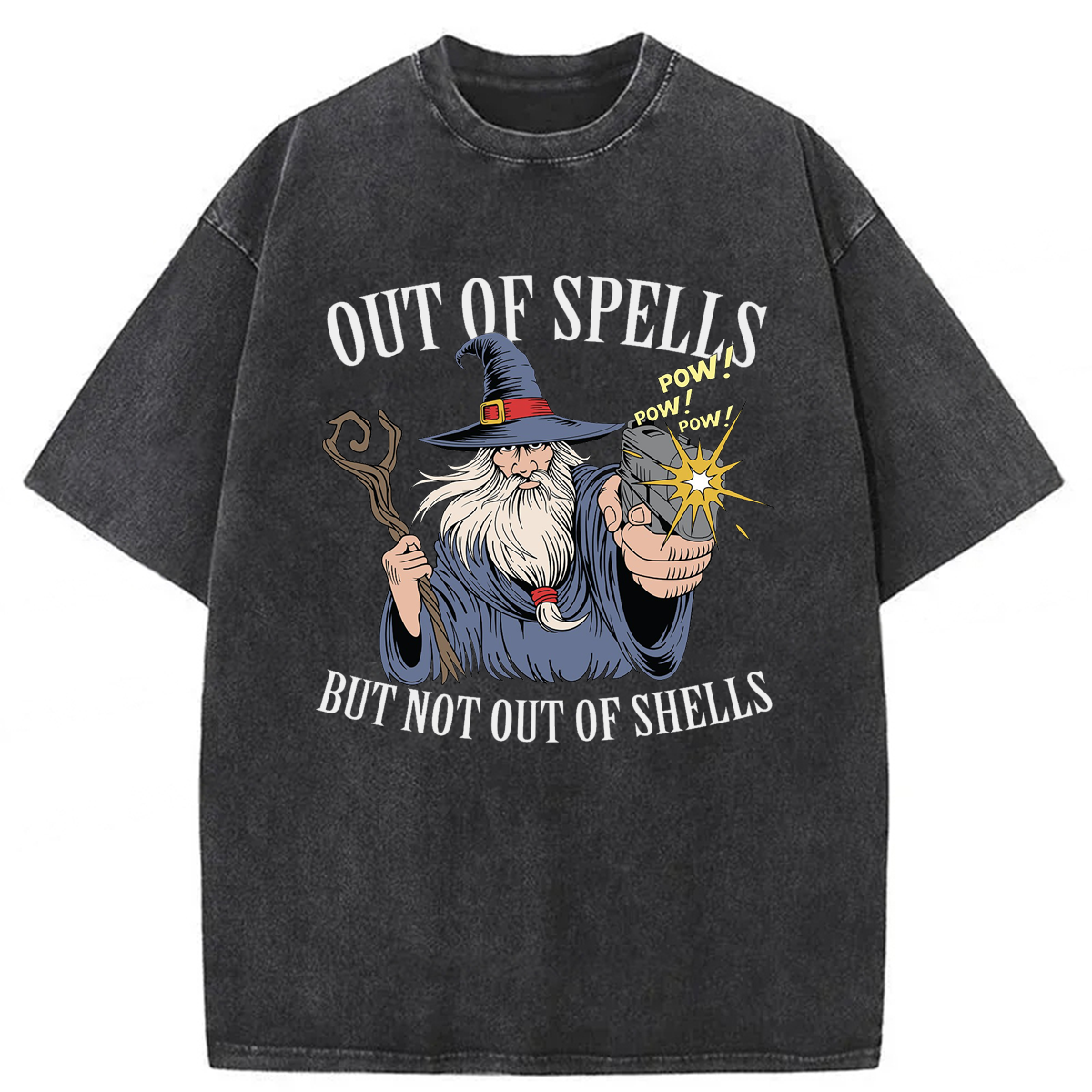 bbb Out Of Spells But Not Out Of Shells Washed T-shirt