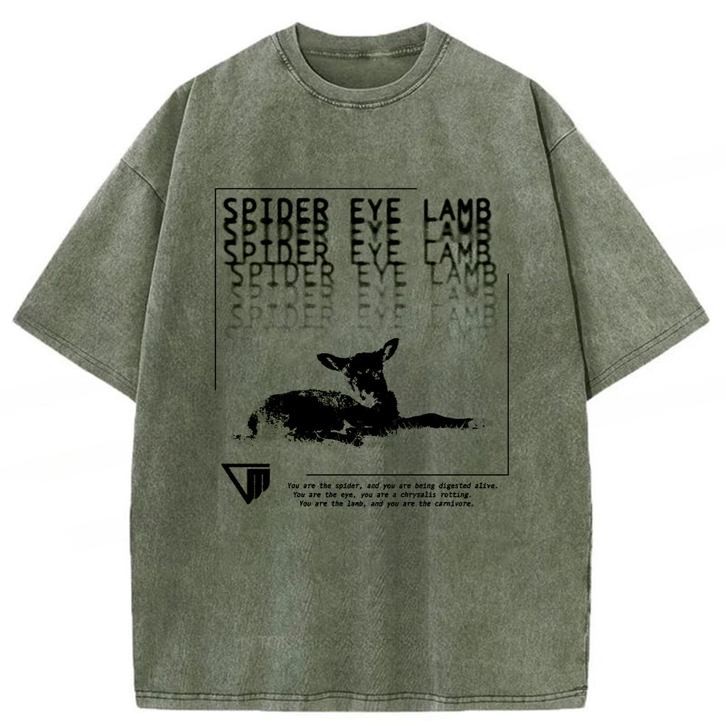 bbb Spider Eye Lamb Washed T-Shirt