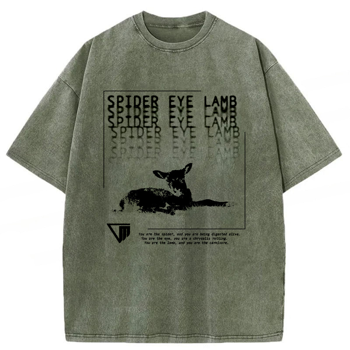 bbb Spider Eye Lamb Washed T-Shirt