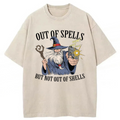 bbb Out Of Spells But Not Out Of Shells Washed T-shirt